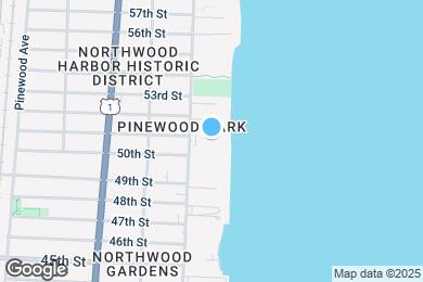 Map image of the property - 5200 N Flagler Dr