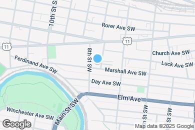 Map image of the property - 705 Marshall Ave SW
