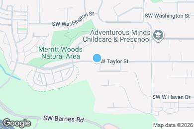 Map image of the property - 9946 SW Taylor St