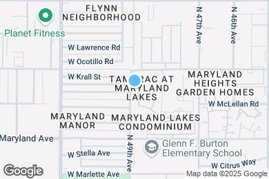 Map image of the property - 6628 N 48th Dr