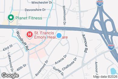 Map image of the property - 4339 Rosemont Dr