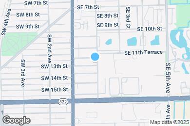 Map image of the property - 55 SE 13th St