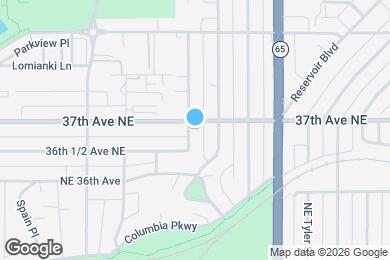 Map image of the property - 800 37th Ave NE