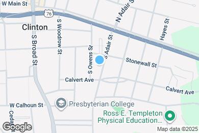 Map image of the property - 204 S Adair St