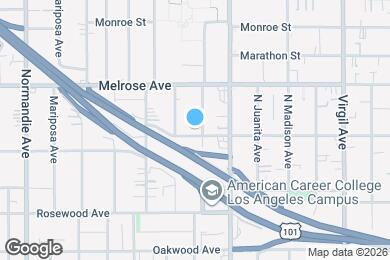 Map image of the property - 603 N New Hampshire Ave