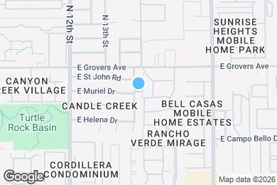 Map image of the property - 17609 N 14th St