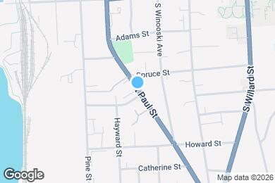 Map image of the property - 365 1/2 St Paul