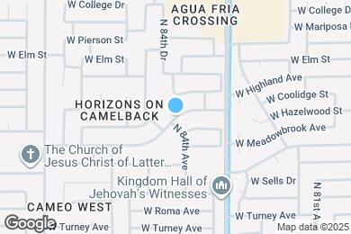 Map image of the property - 8360 W Minnezona Ave