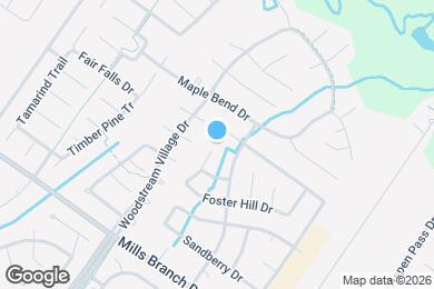 Map image of the property - 4750 Markham Woods Ct