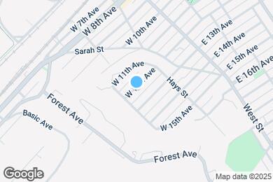 Map image of the property - 352-352 W 12th Ave