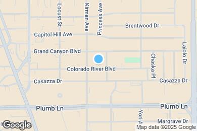 Map image of the property - 645 Colorado River Blvd