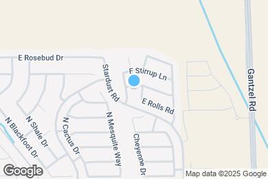 Map image of the property - 1325 E Saguaro Trail