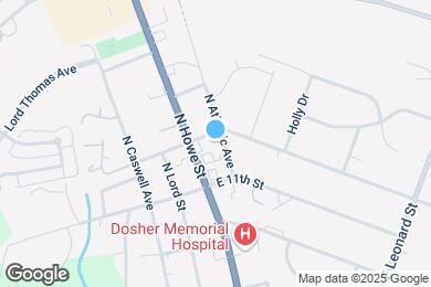 Map image of the property - 1131 N Atlantic Ave