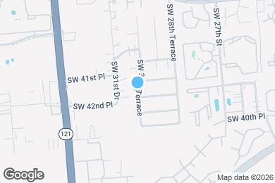 Map image of the property - 3830 SW 30th Ter