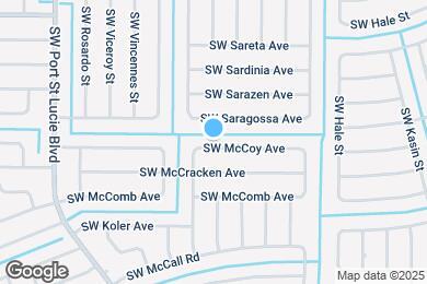 Map image of the property - 757 SW McCoy Ave