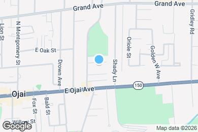 Map image of the property - 911 E Aliso St