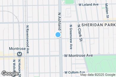 Map image of the property - 1606 W Sunnyside Ave