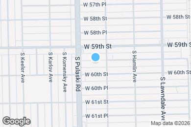 Map image of the property - 3921 W 59th Pl