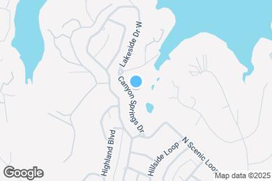 Map image of the property - 1240 Canyon Springs Dr