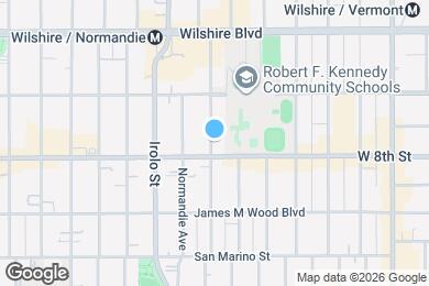 Map image of the property - 752 S Mariposa Ave