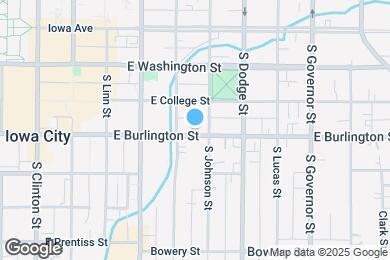 Map image of the property - 522 E Burlington St