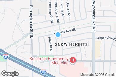 Map image of the property - 1512 Hoffman Dr NE