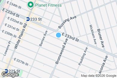 Map image of the property - 92 E 232nd St