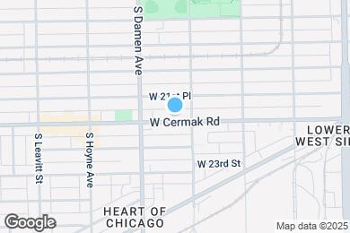 Map image of the property - 1918 W Cermak Rd