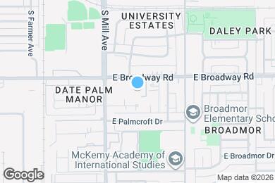 Map image of the property - Decco 109 | Tempe Apartments