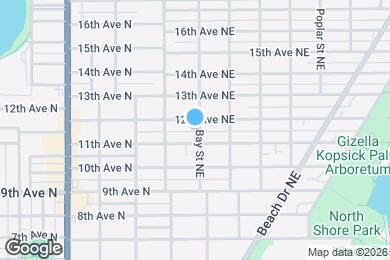 Map image of the property - 1134 Bay St NE