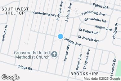 Map image of the property - 1001 S Harris Ave