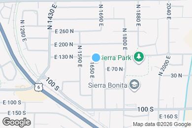 Map image of the property - 98 N 1650 E
