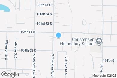 Map image of the property - 10217 S Sheridan Ave