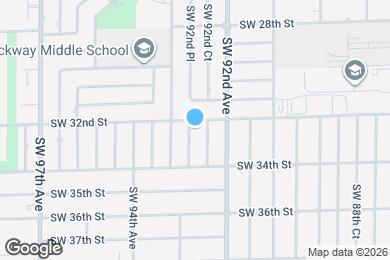 Map image of the property - 3215 SW 92nd Pl