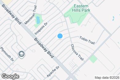 Map image of the property - 1605 Comanche Trail