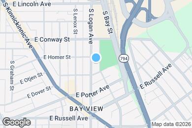Map image of the property - 2516 S Logan Ave