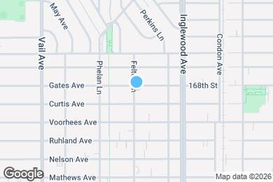 Map image of the property - 2600 Gates Ave