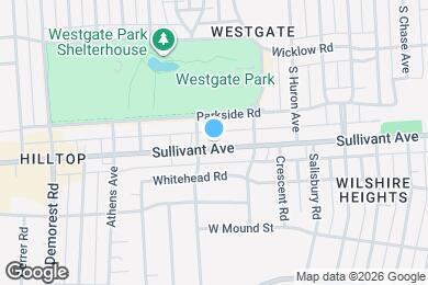 Map image of the property - 3166 Sullivant Ave