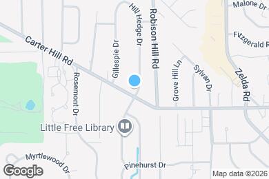 Map image of the property - 1884 Hill Hedge Dr