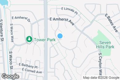 Map image of the property - 2924 S Argonne St