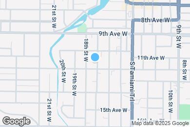 Map image of the property - 1116 17th St W