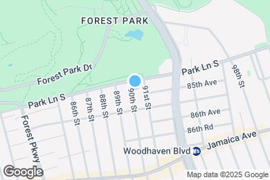 Map image of the property - 84-13 90th St