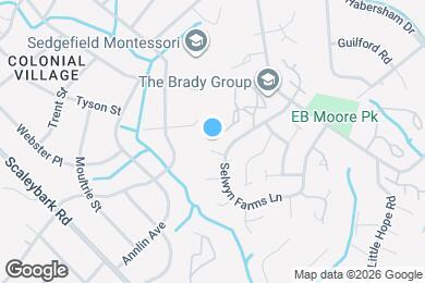 Map image of the property - 813 Selwyn Oaks Ct