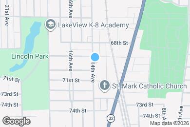 Map image of the property - 6917 14th Ave