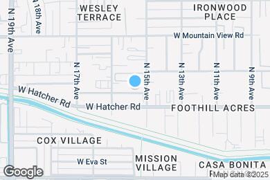 Map image of the property - 1514 W Palmer Dr.