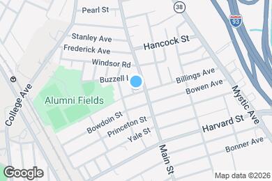 Map image of the property - 1 Vassar St