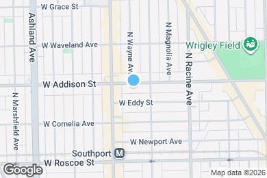 Map image of the property - 1319 W Addison St