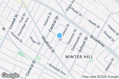 Map image of the property - 122 Sycamore St