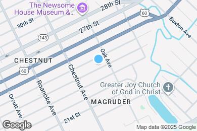 Map image of the property - 1247 23rd St