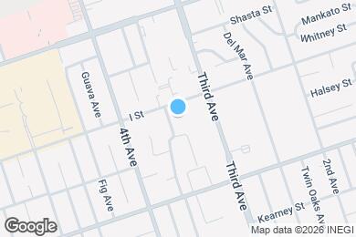 Map image of the property - 615 Garrett Ave